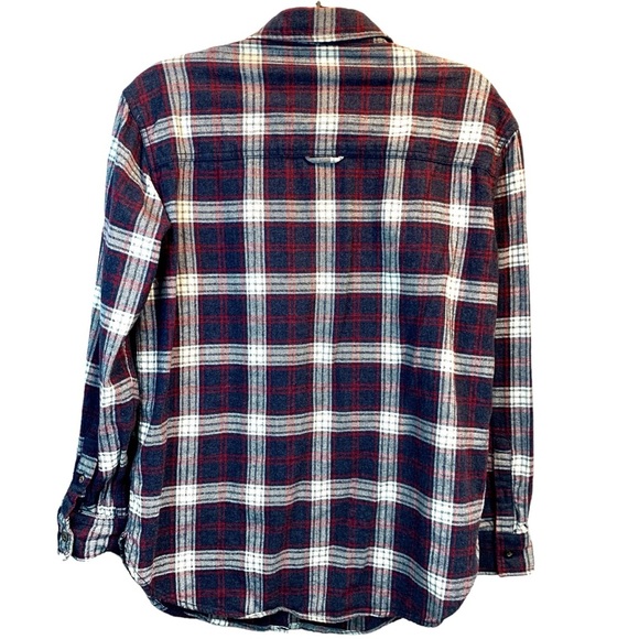 ROOTS Canada Plaid Flannel Button Down Shirt - Picture 2 of 4